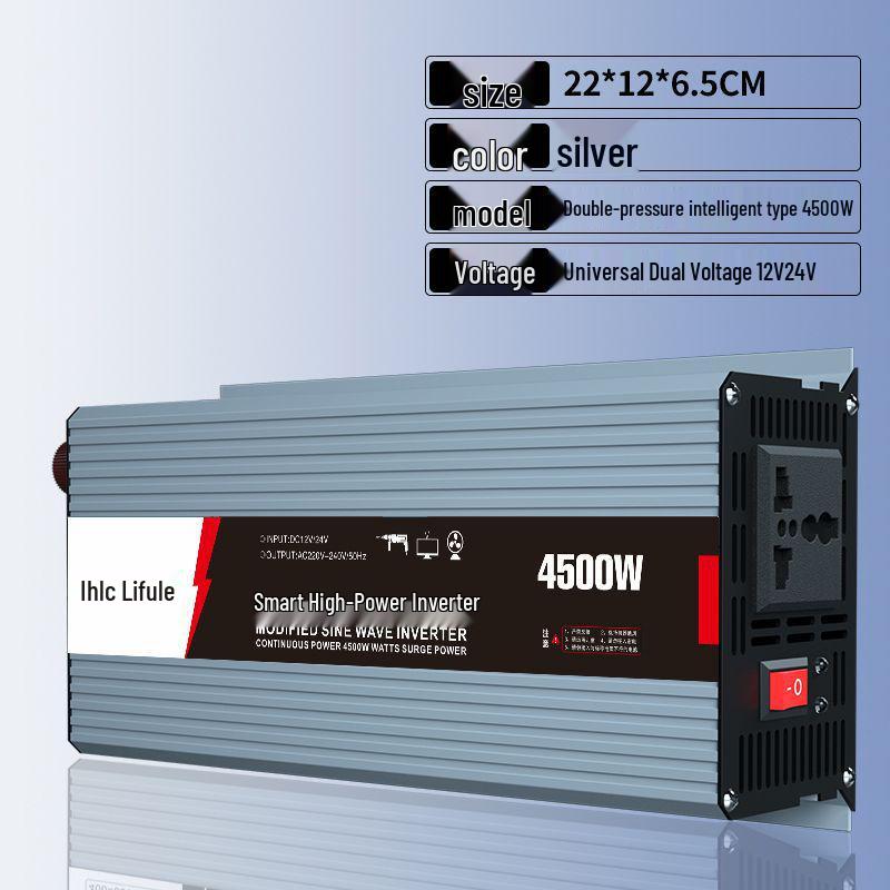 High-Power Pure Sine Wave Smart Inverter: 12V/24V/48V/60V To 220V for Car and Home Use