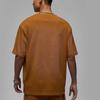 Jordan Flight Essentials 85 Solid Color Washable Versatile Comfortable Loose Short Sleeve T-Shirt Men Tops Bronze FZ1915228