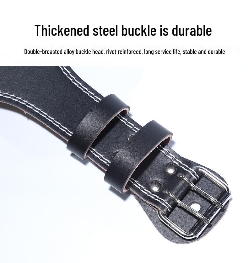 Thickened PU Fitness Waist Belt for Squats, Weightlifting, & Deadlifts – Professional Support & Strength Training Equipment