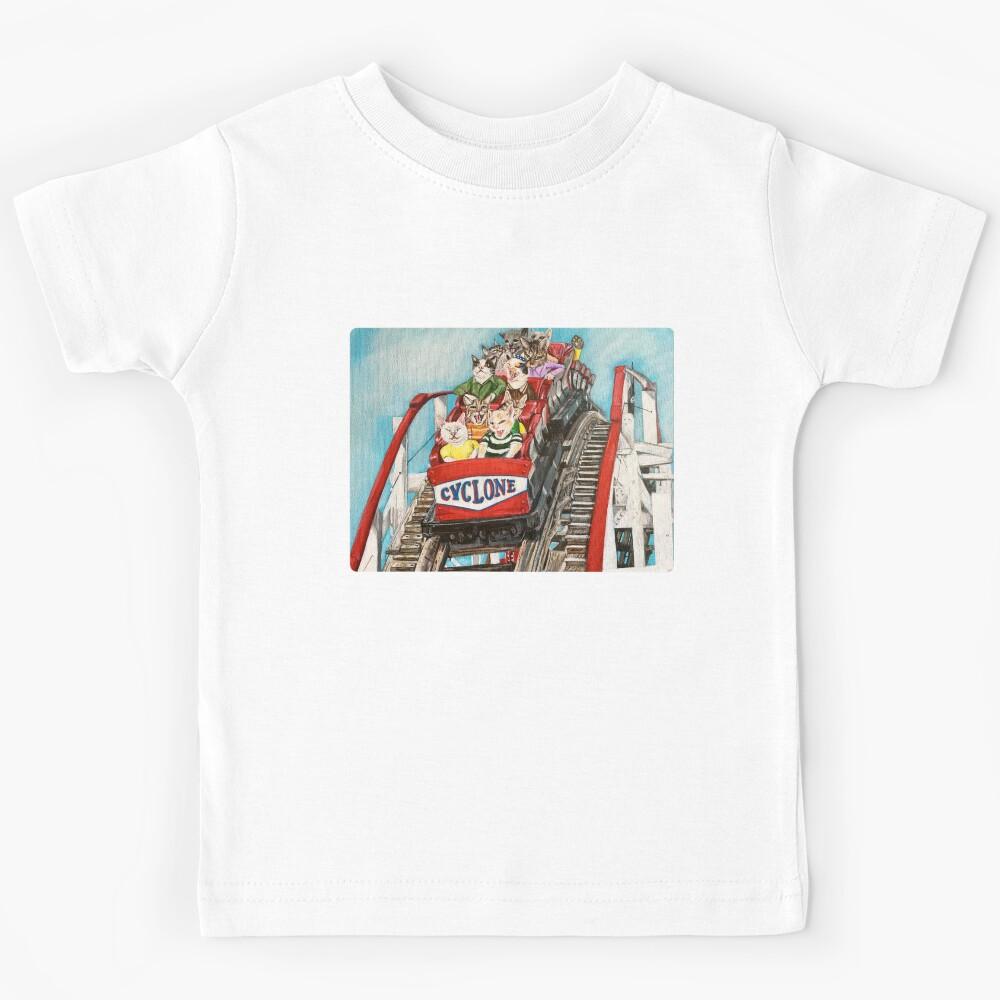Ride the Cyclone - Paint cats funny Kids T-Shirt 110