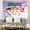KPop Demon Hunters Print Tapestry, Lightweight Wall Hanging, for Bedroom, Dorm, Living Room, Home Art Decor - Birthday Christmas Gift for Friends