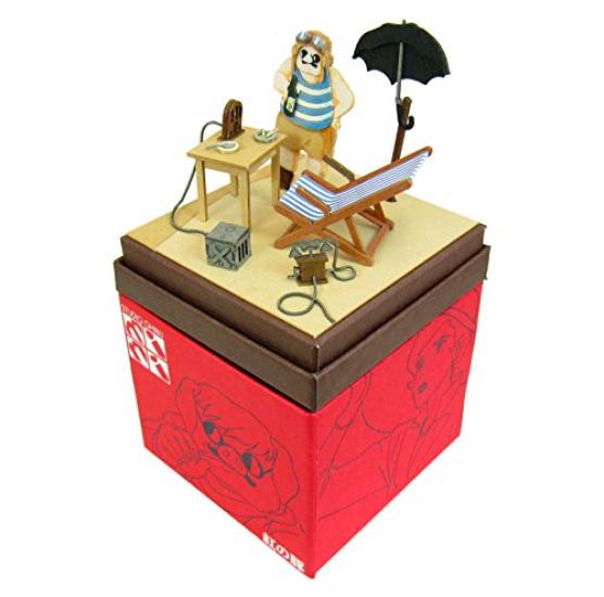 Sankei Studio Ghibli mini Porco Rosso Hideout Papercraft Porco's Non-scale MP07-23