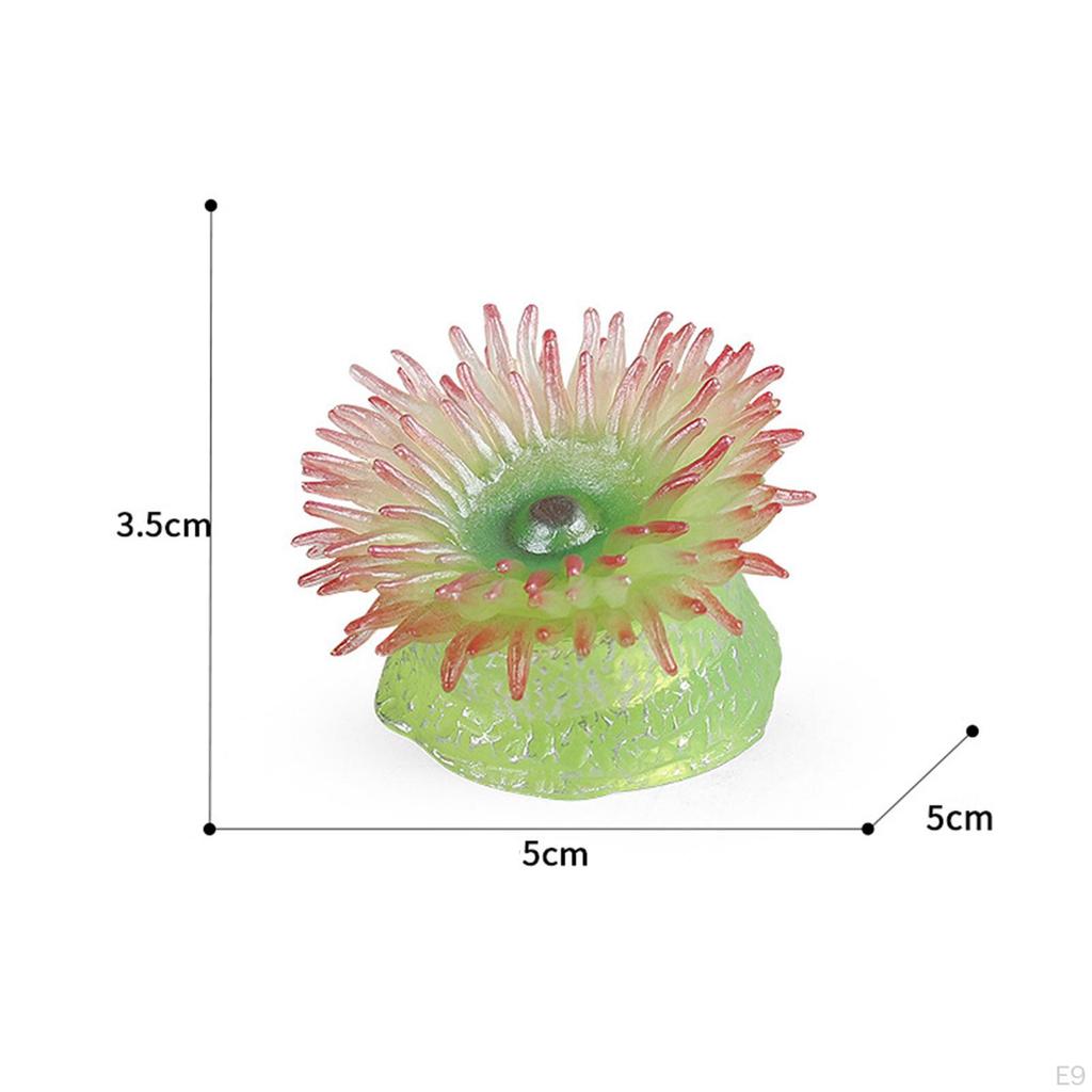 Aquarium Sea Anemone Figures Educational Toys Marine Life Models for Gifts