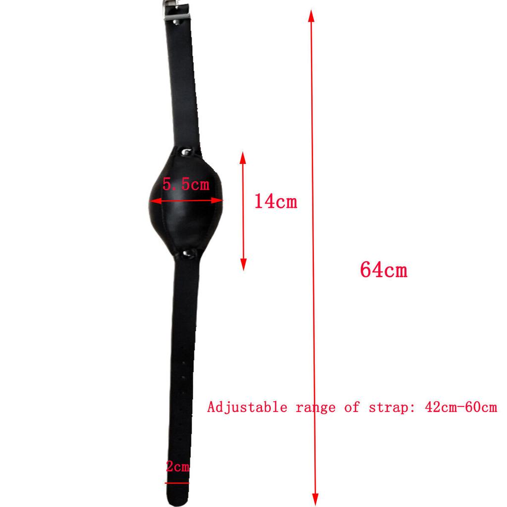Soft PU Leather Padded Pillow Mouth Gag Slave Harness Bite Gag Pony Play Sex Toys for Couple Open Mouth Restraints Straps