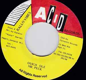 7inch Record MR PECK - Ouich Ole NONE Acid Records Jamaica Reggae, Ska & Dub Used