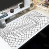 Modern Abstract Contour Line Large Desk Mat Antislip Rubber Mousepad For Gaming Room Office Pc Keyboard Workstation Decor