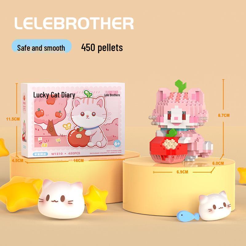 Chinese Panda Building Blocks - Compatible with Lego Bricks, Educational Micro Particle Assembly Toys, Gift Set