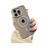 Applicable to iPhone11 mobile phone case Magnetic transparent Apple 11ProMax matte skin feel 11 acrylic  case