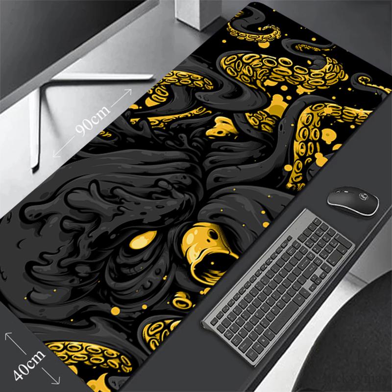 Mouse Pad Big Game Mousepad Laptop Desk Pad 40x90cm Computer Keyboard Carpet Creative Octopus Mouse Mat