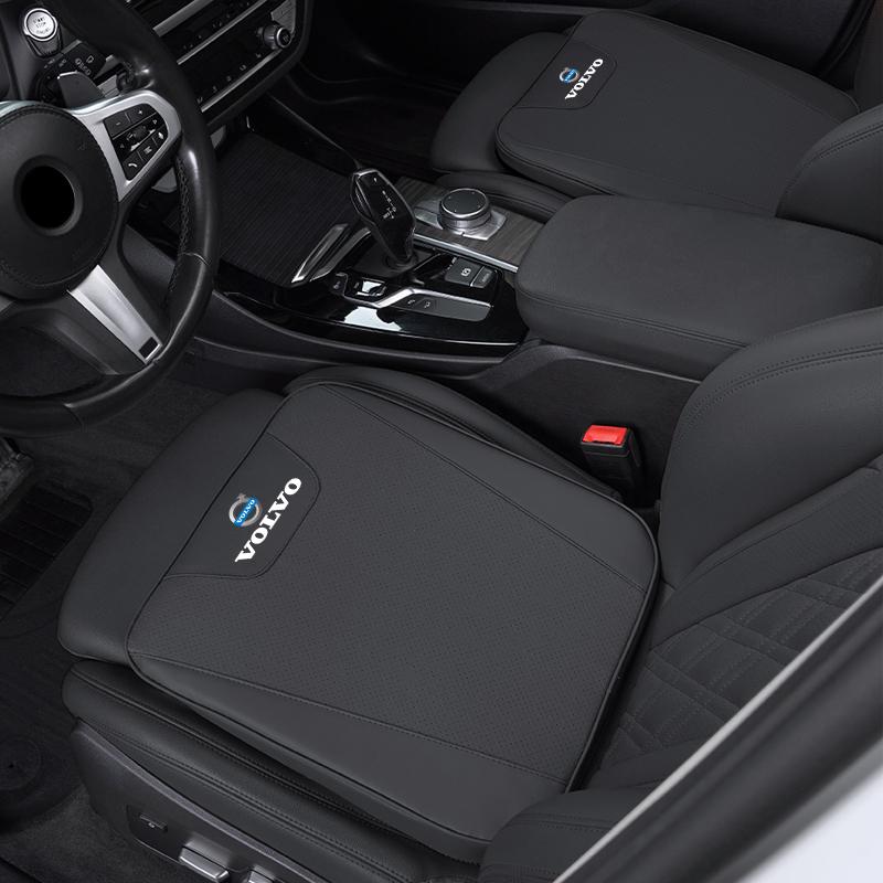 Cuscino per Sedile Auto Coprisedili per Volvo V60 V40 AWD XC90 S60 C30 XC60 V50 V70 S90 Cuscino Rialzante in Pelle Accessori Auto