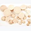 0.6-9cm Beech Wood Half Sphere Beads for DIY Projects