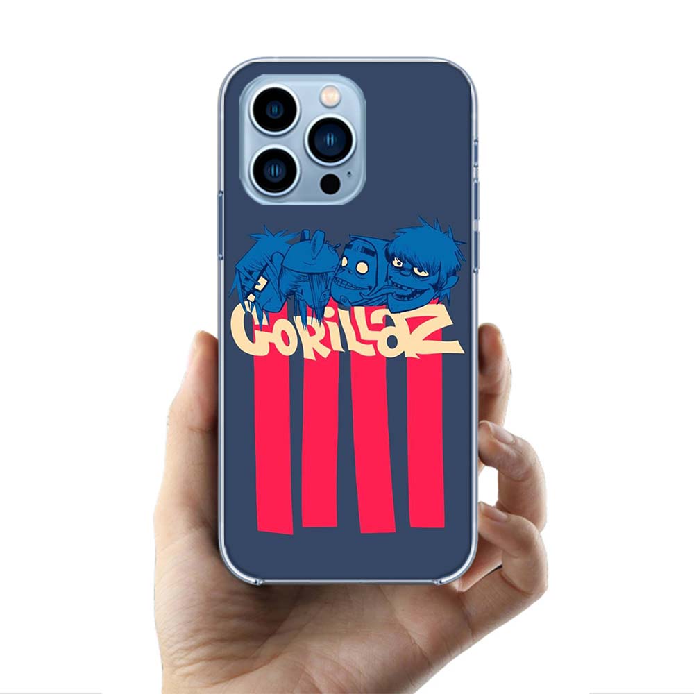 Gorillaz Anime Cases Phone Case For Iphone 17E 16E 17 Air 16 Pro Max 15 Pro 14 Plus 11 13 12 Mini Cover Cases Compatible with Su