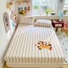 Children's Cartoon Embroidered Cotton Bed Sheet & Pillowcase Set – Single/Double Size