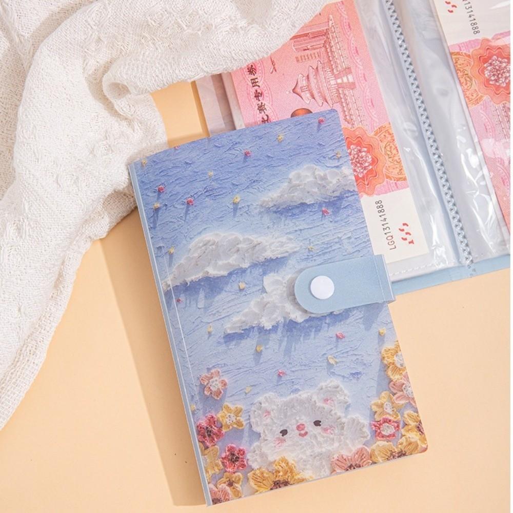 Save Money 100 Envelopes Money Saving Challenge Waterproof Reusable Mini Binder Savings Challenge Oil Painting