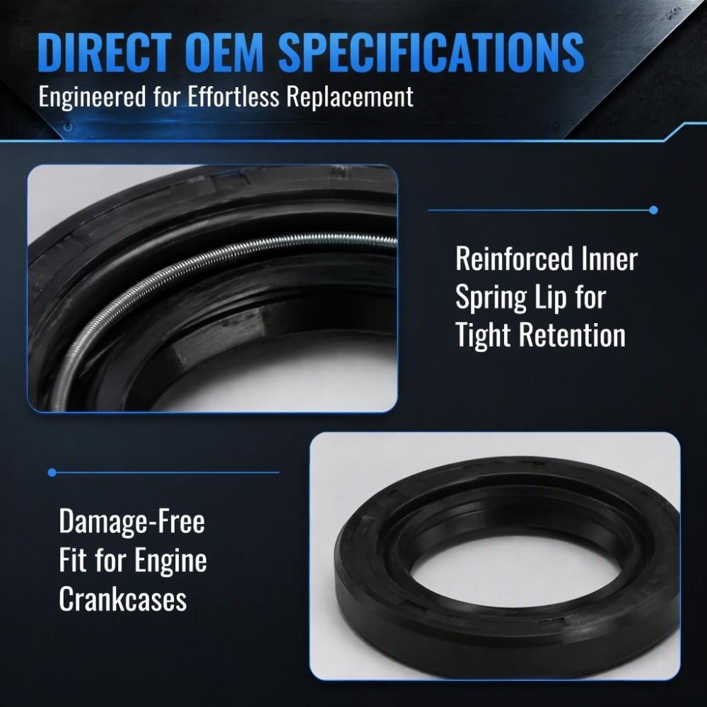4Pcs GY6 125cc 150cc Engine Crankshaft Seal Rubber Oil Seal Kit Crank Case Oil Seal  For Scooters