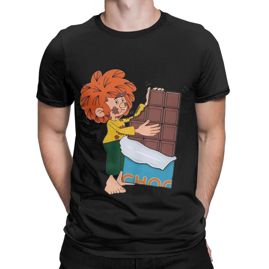 Pumuckl Eats Giant Chocolate Novelty 100 Cotton Tshirt Pumuckl Tops Tees For Unisex