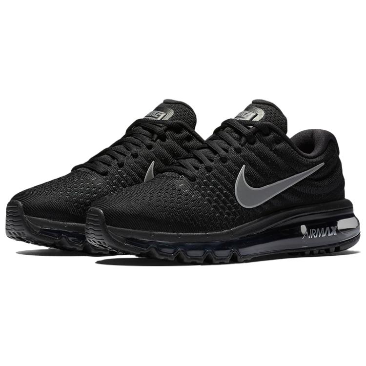 New Nike Air Max 2017 Low Top Casual Running Shoes Women's Black Gray 849560-001