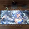Tastatură și Mousepad Gaming Odette Genshin Impact PC Cauciuc Overlock Mousepad Birou Bază Anti-alunecare Imprimare HD Covor de Birou XXL