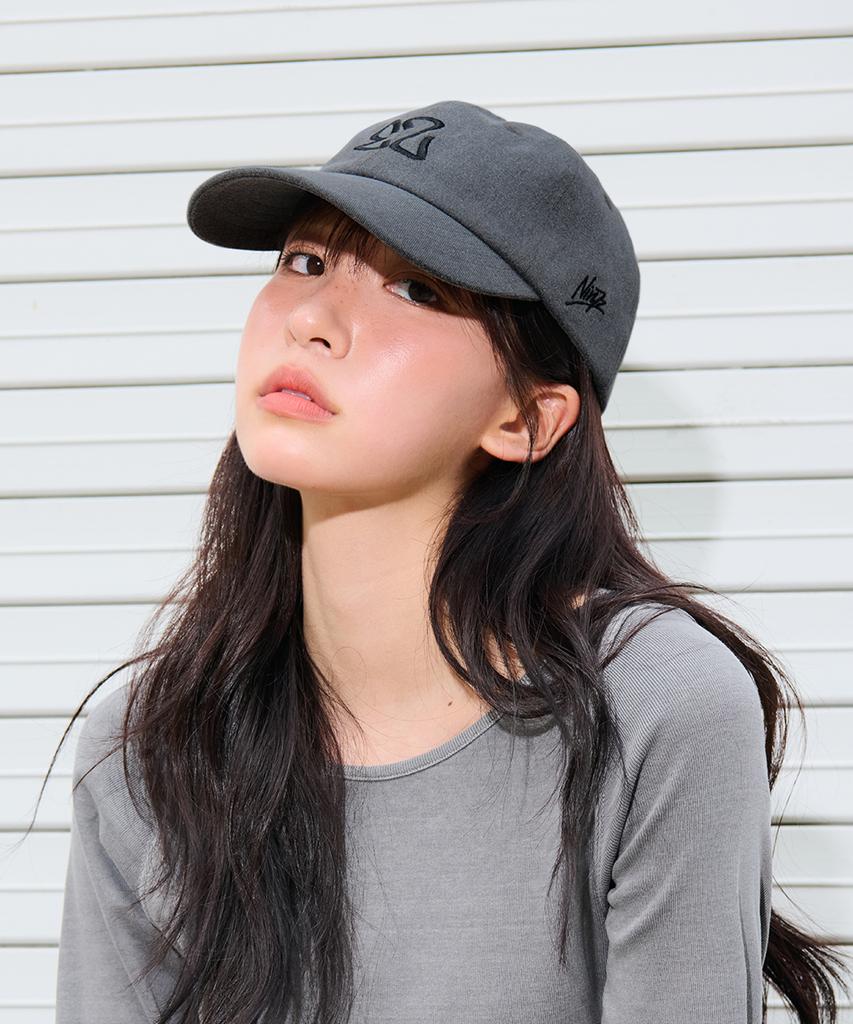 NINEZ Pigment Washed Logo Ball Cap (2 Colors)