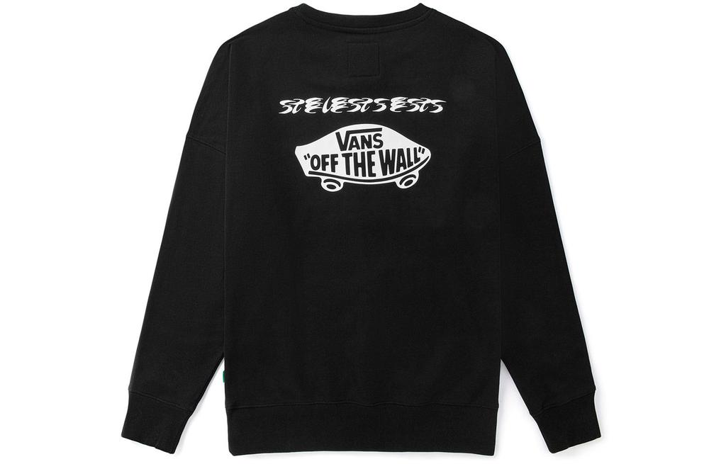 Vans Sweatshirts Unisex Black Crew Neck Moderate Regular VN0A5F5QBLK