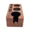 Coffee Tamping Station Wooden Anti Slip Coffee Portafilter Holder Tamper Stand for 51 to 58mm Portafilter Home Kitchen