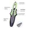 Aquatic Titanium Dive Knife & Rope Cutter: Emergency Net & Outdoor Rescue Tool