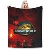 Jurassic World Rebirth Movie Blankets Flannel Print  Multi-function Super Soft Throw Blankets for Home Bedroom Bedding Throws