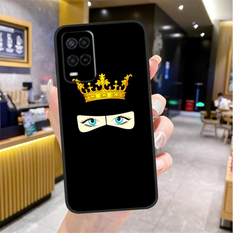 Arabic Muslim Islamic Girl Eyes Case For Oppo A96 A76 A16 A17 A18 A60 A80 A40 A38 A58 A78 A98 A94 A74 A54 A15 A57 A77 A5 Pro