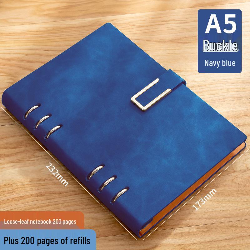 İş ve Öğrenciler İçin Çıkarılabilir Sert Kapaklı Gevşek Yapraklı Defter