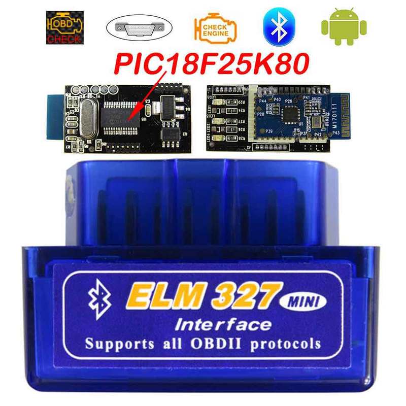 Super Mini Elm327 Bluetooth OBD2 V1.5 Elm 327 V 1.5 OBD 2 Auto Diagnostic Scanner For Cars Elm-327 OBDII Code Diagnostic-Tools