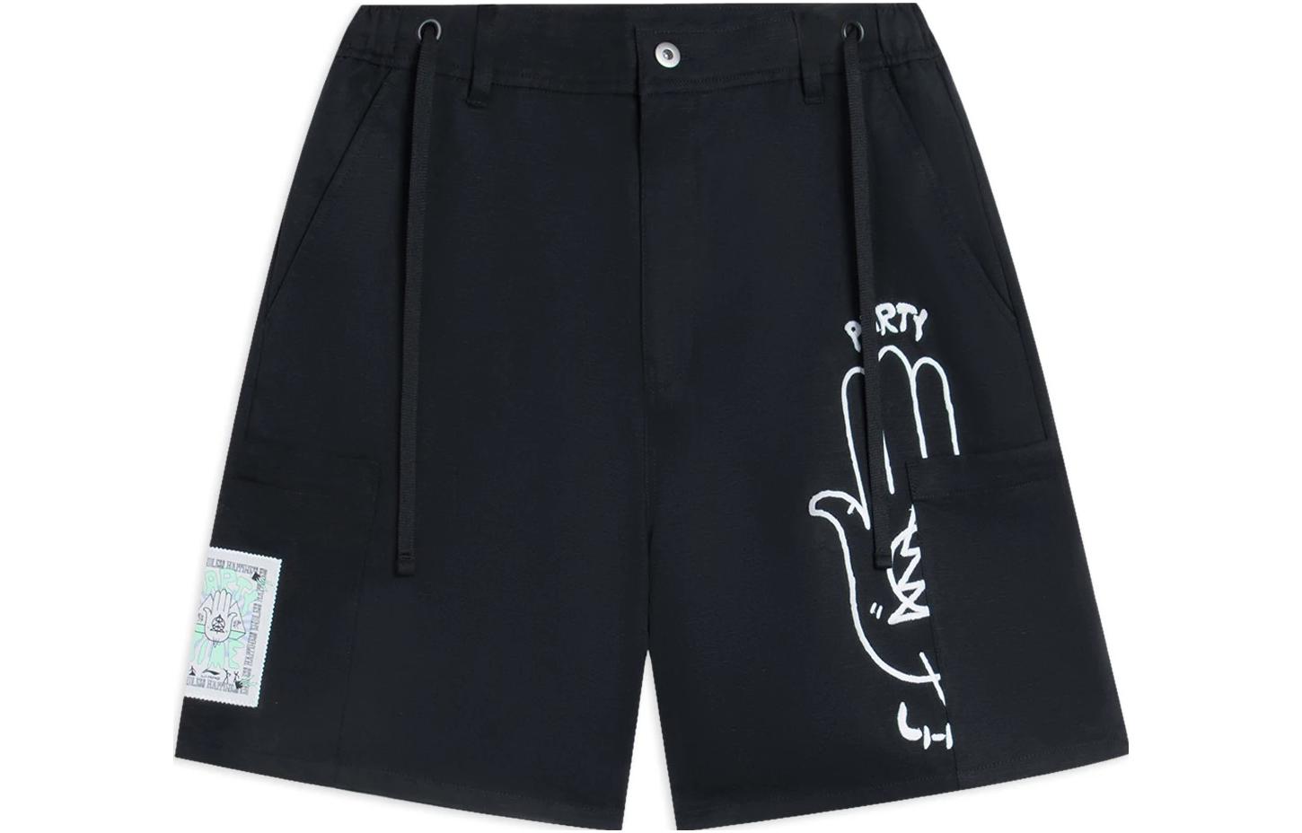Li Ning Casual Shorts Men s Black Moderate AKSSA81-1 XS