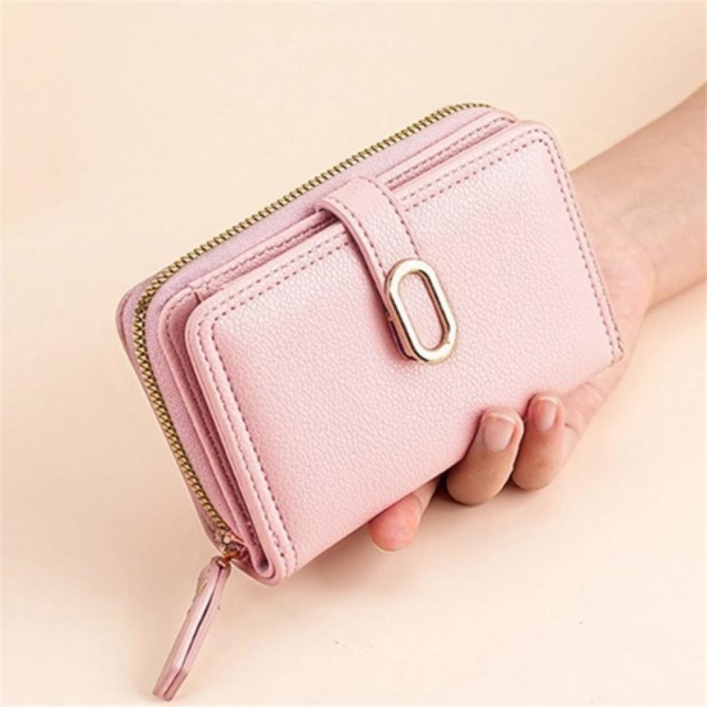 New ArrivalS Open Run Women S Mini Wallet claSSic Zipper Metal Buckle Square