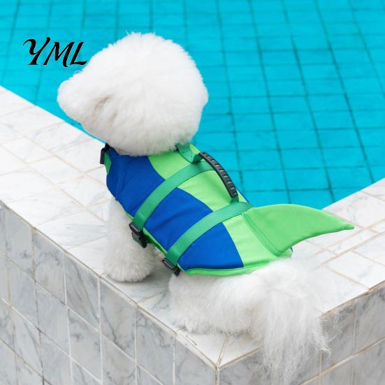 Dog Life Jacket with Adjustable Straps Chin Float, Straps, Rescue Handle, High Pet Buoyancy Aid Floating Swim Vest for Small Medium Large Dogs