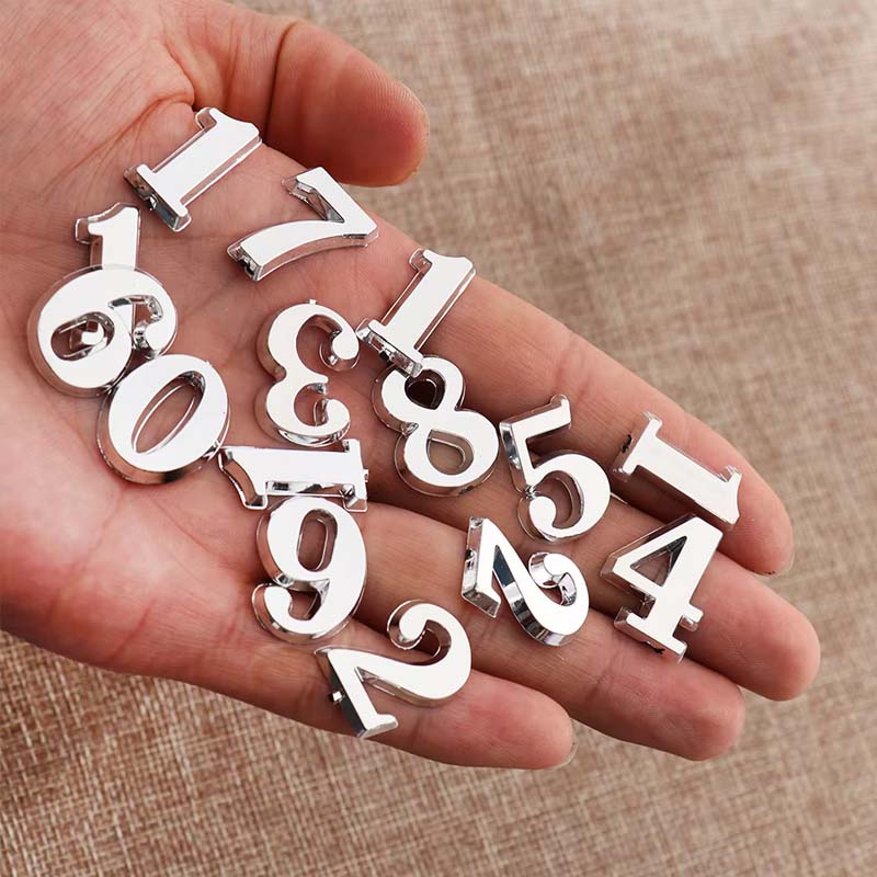 Clock Numerals Arabic Roman Number Restore Clock Numerals Accessories DIY Epoxy Resin Clock Molds Accessories