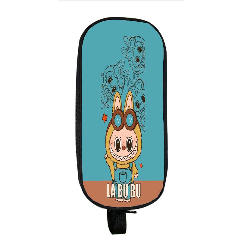 

Пенал Labubu The Monsters Abubu, большой вместительный чехол для ручек, симпатичная косметичка, школьные принадлежности для девочек, канцелярские товары, подарки 17