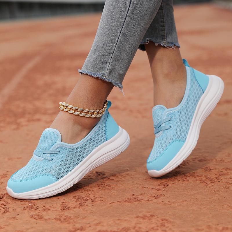 Spring Foot Lazy Shoes One-Foot Casual Women's Shoes Mother's Shoes Low-Top Flat-Sole Walking Shoes Comfortable Breathable