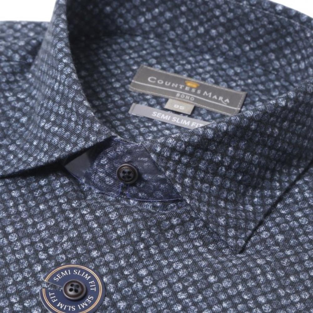 Countess Mara 100 Cotton Subtle Print Shirt Cdh3c23003n008d