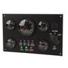 300x190mm Panel přístrojů pro motorový člun Teplota vody a oleje Hladina oleje Napětí Otáčkoměr Sada 5 přístrojů pro jachty Obytné vozy