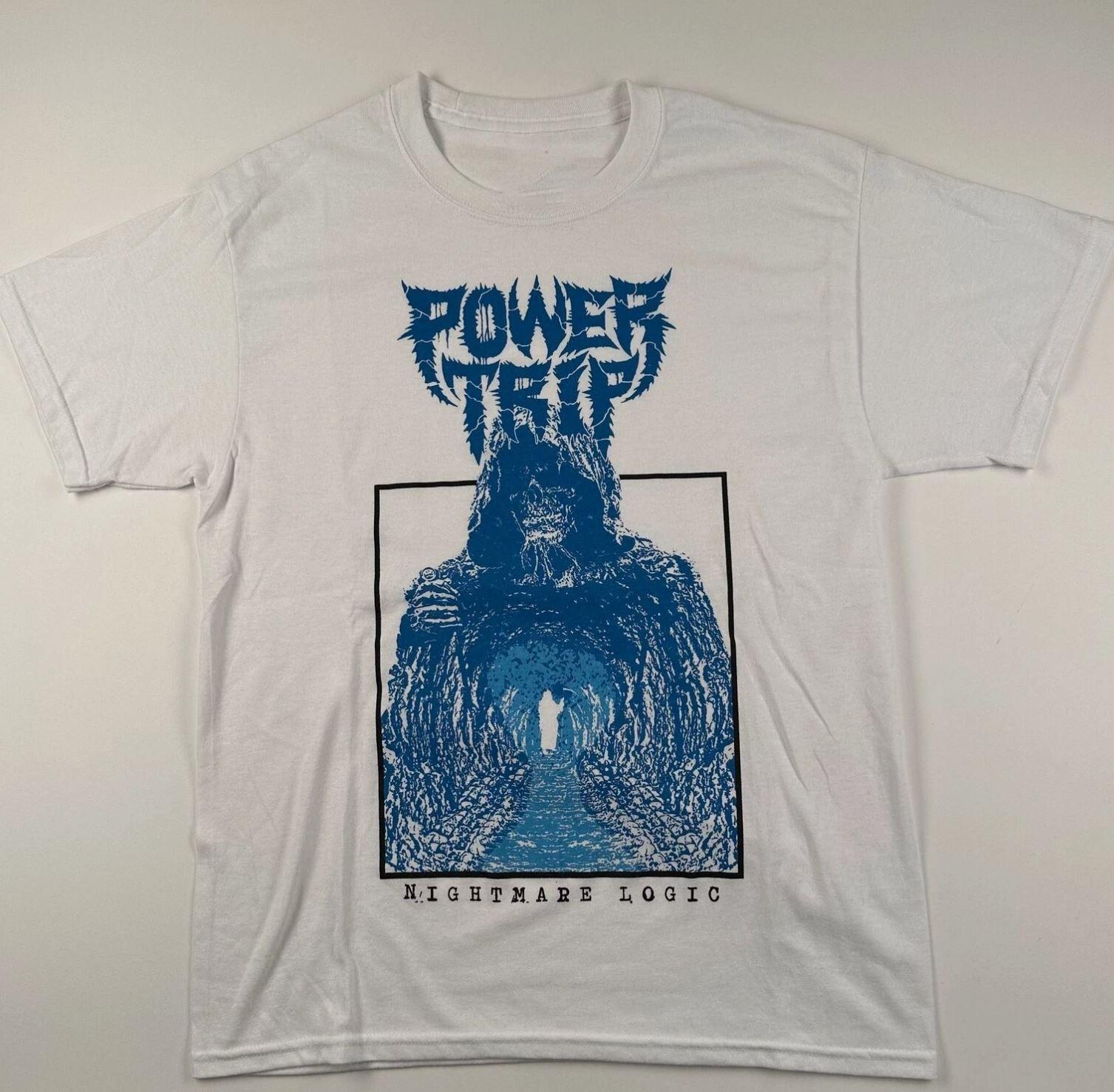 NEW Power Trip Nightmare Logic Gift For Fan White All Size T-Shirt S