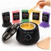 Set of Wax Warmer + Hard Wax 500G + 100 Sticks for Hair Removal