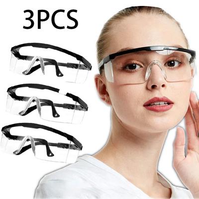 Lunettes de Protection Oculaire Anti-éclaboussures - Pack Multiple de 3/10 Pièces pour Laboratoire, Atelier et Cyclisme