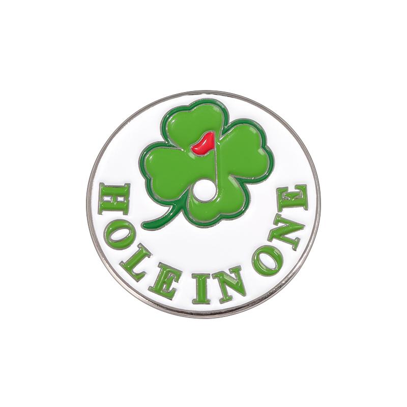 Golf Hat Clip 0.9 Inch Lucky Clover Hard Trendy Hat Metal Badge Jewelry Gift for Friend