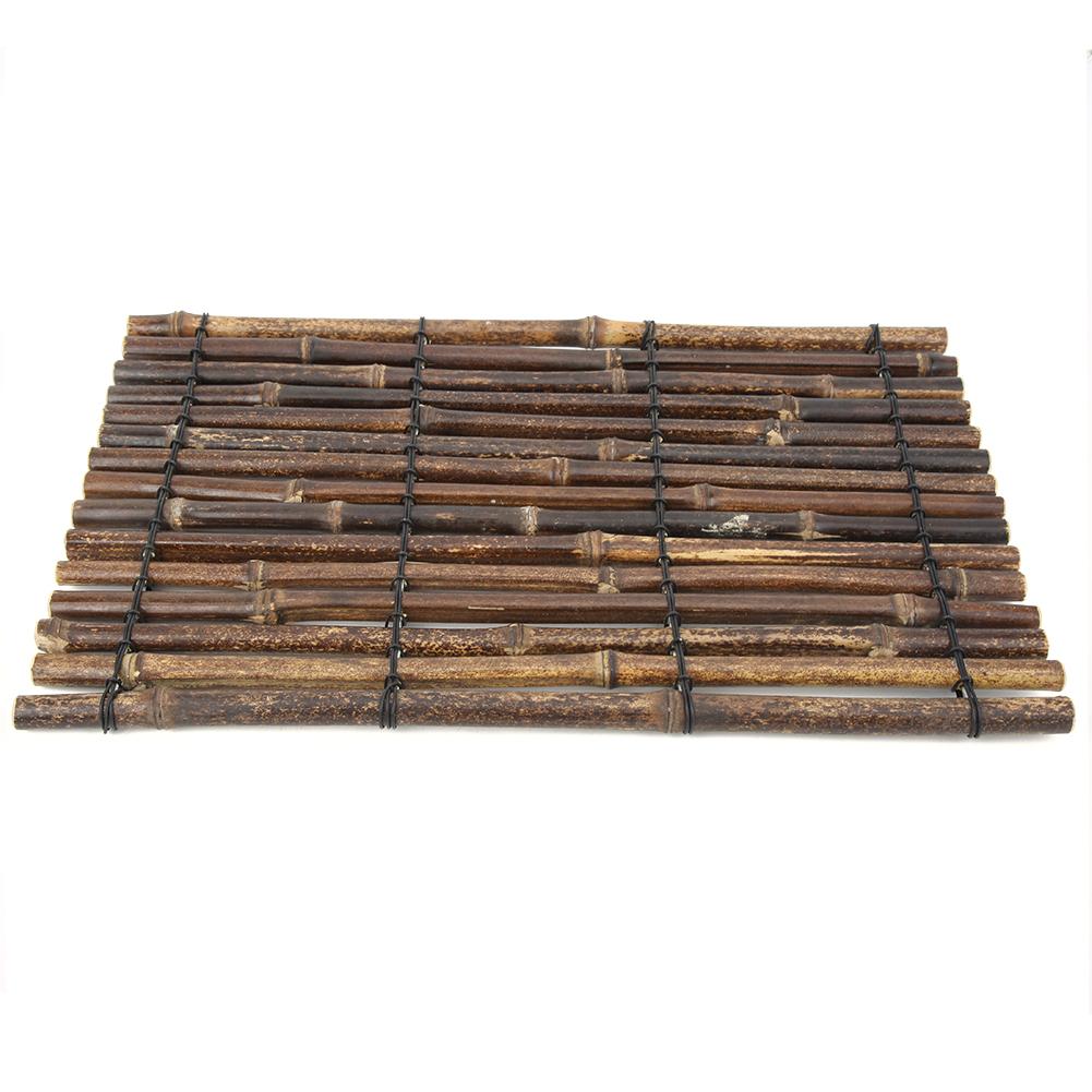 Handcraft Tea Table Bamboo Placemat Tea Cup Tray Pad Tea Set Ceremony AccessoriesTea Tray 25x40cm
