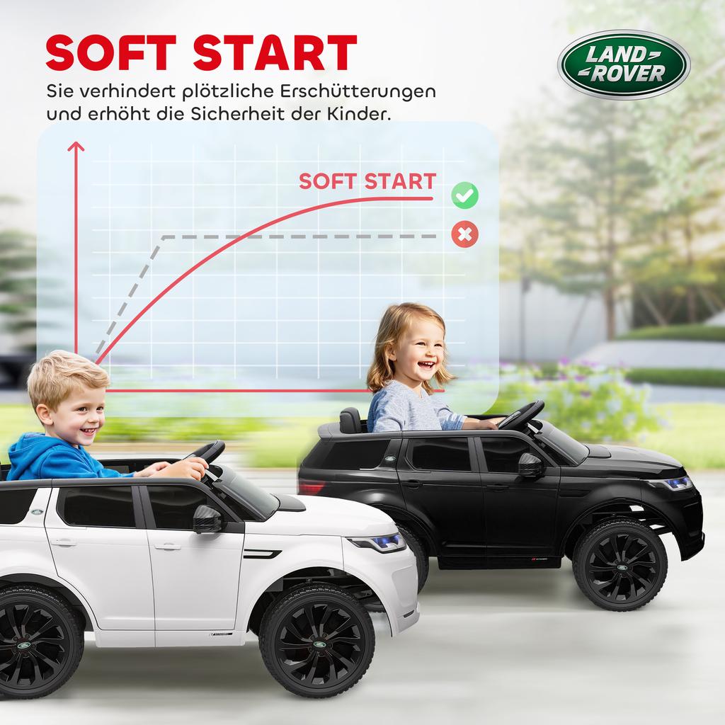 Auto Elettrica per Bambini, Veicolo per Bambini da 12V con Telecomando, Luci LED, Musica e Clacson, 3-6 Anni, Nero