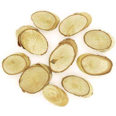 MégaCréa DIY - Oval Wood Slices 4 To 6.5 Cm 10 Pieces