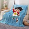 Anime Cute Anime Kotaro Lives Alone Throw Flannel Throw Blanket: Soft Kid-Friendly Warm Anti-Static All Season Washable Couch