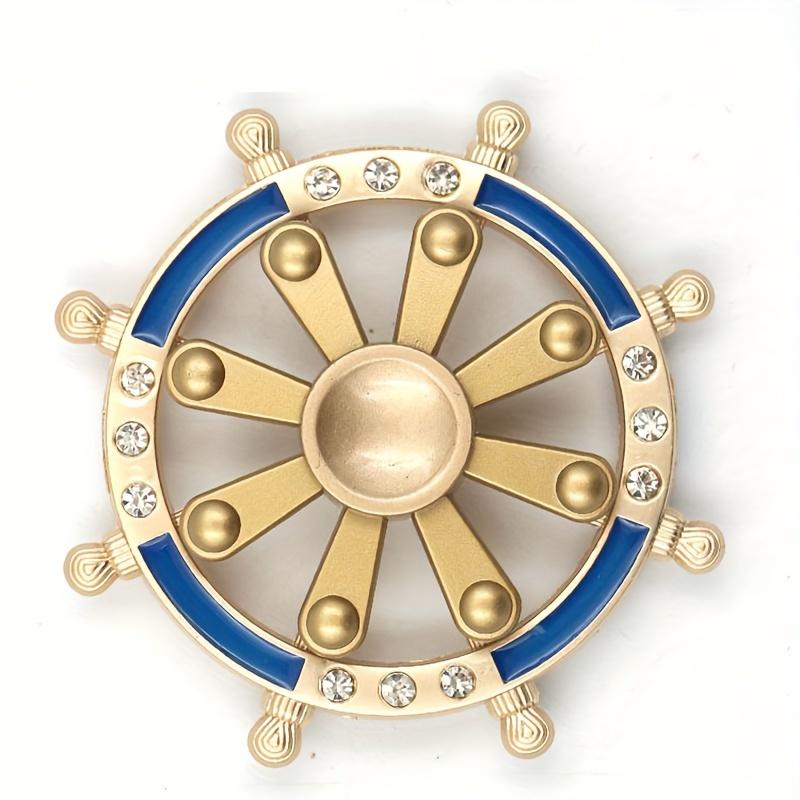 2 - Pack Fun Stress Relief Toys: Metal Fingertip Spinner & Infinite Rubik's Cube - Great for Office, Home & On - the - Go Use