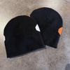 Winter Knit Beanie Men Women Floral Jacquard Warm Ear Protection Street Style Acrylic Hat