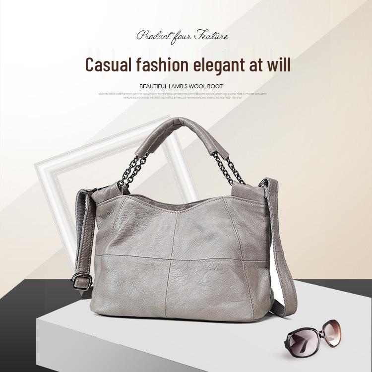 2023 Nowa damska torebka ze skóry naturalnej - Torebka na łańcuszku z bydlęcej skóry najwyższej jakości