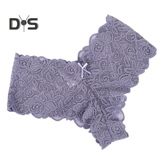 Women's Panties Floral Lace Low Waist Briefs Stretchy Sexy Breathable Underpants for Girls Daily Wear And Sleep